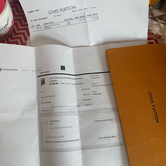 Louis Vuitton neverfull MM Authentic 100% - Picture 2 of 12